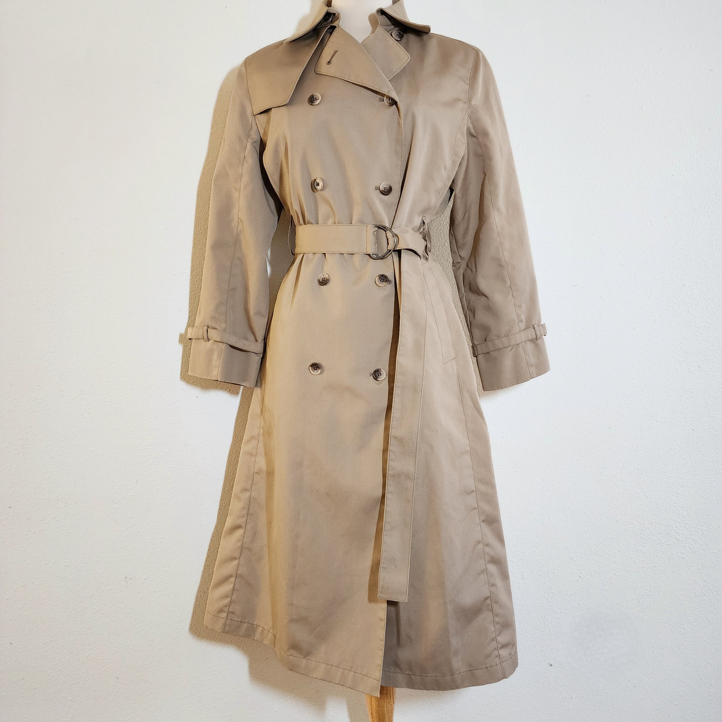 Vintage London Fog Trench Coat Size 12P