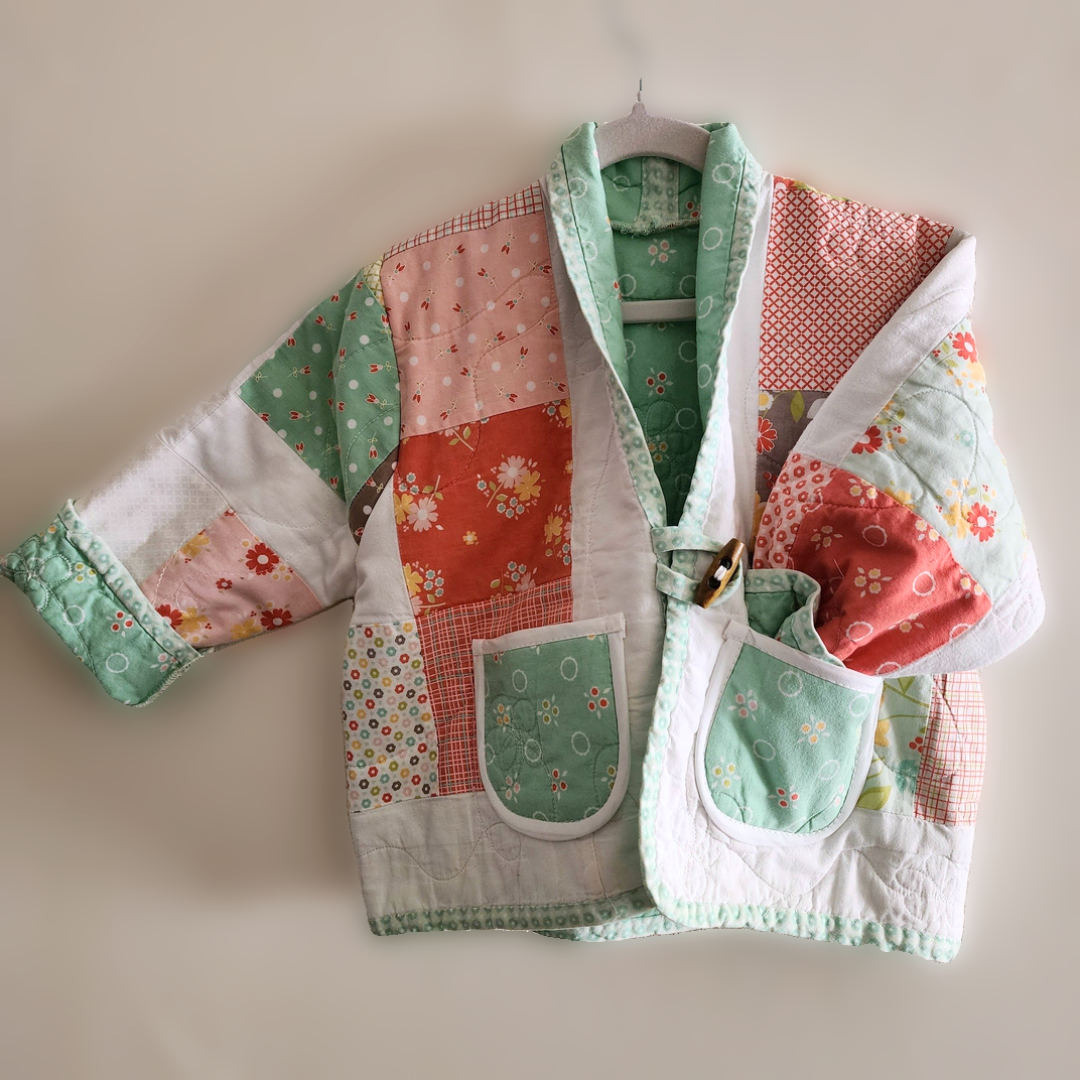 Toddler Upcycled Quilt Coast Coat