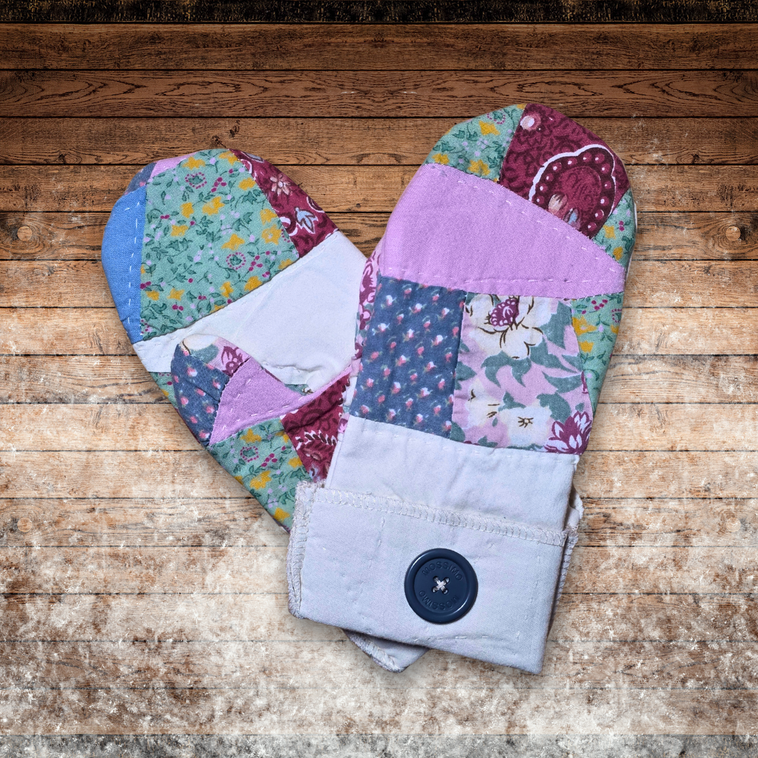 Quilted Mittens Child's Size
