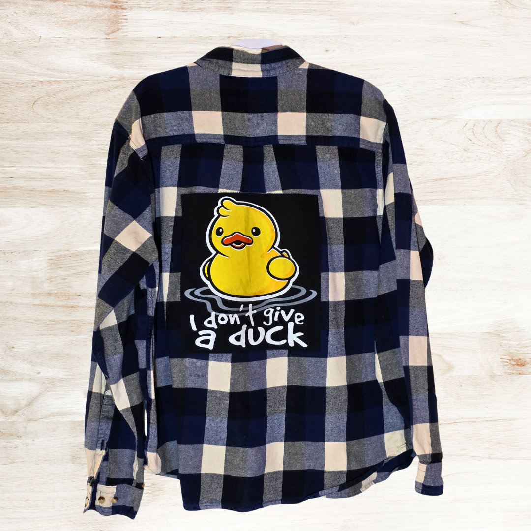 Give a Duck Patch Flannel XL