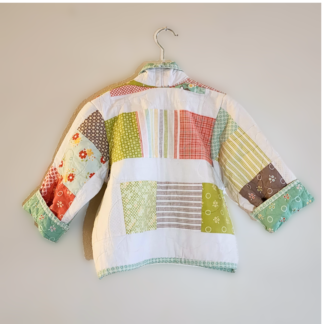 Toddler Upcycled Quilt Coast Coat