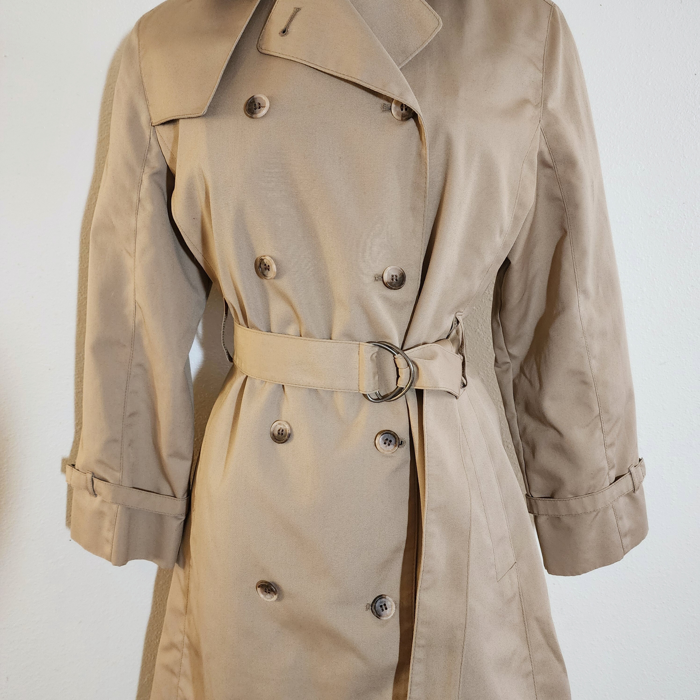 Vintage London Fog Trench Coat Size 12P