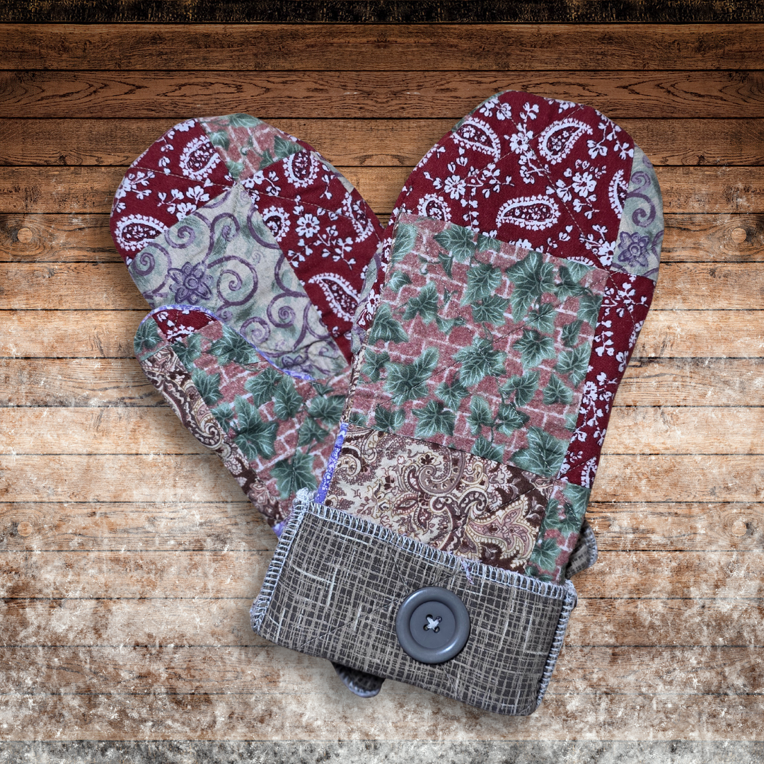 Quilted Mittens Adult Medium