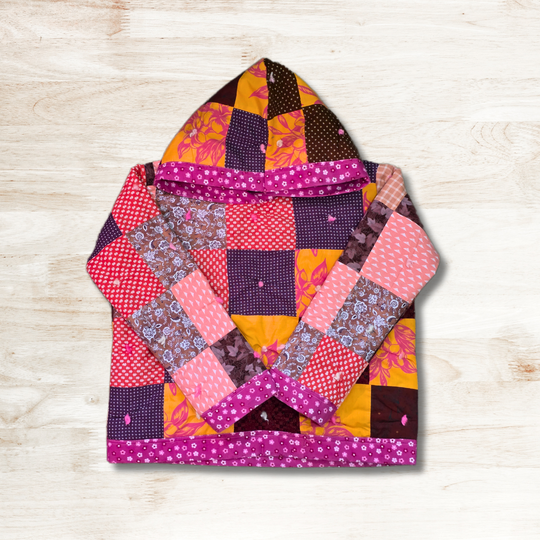 Quilted Hoodie - Large Long