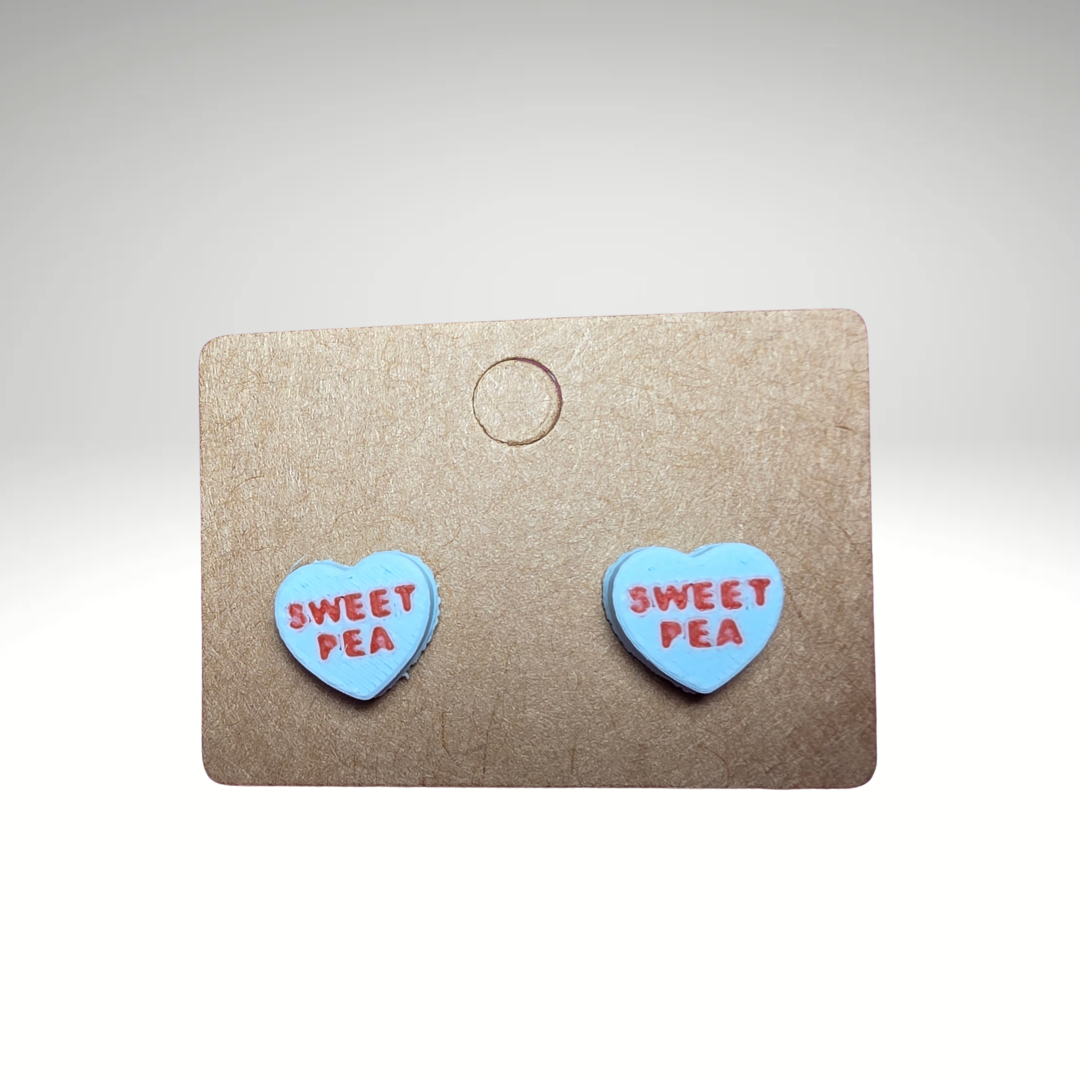 Conversation Heart Earrrings