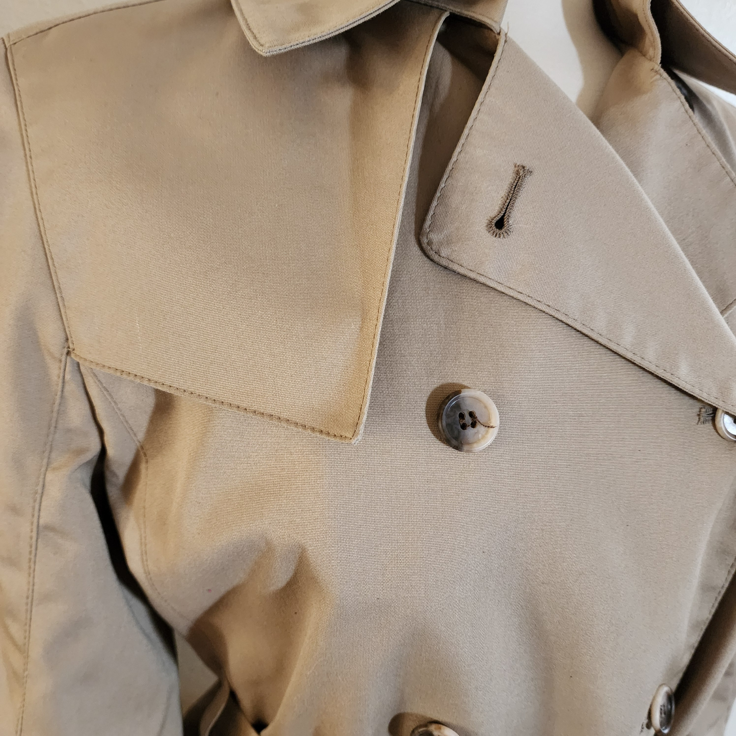 Vintage London Fog Trench Coat Size 12P