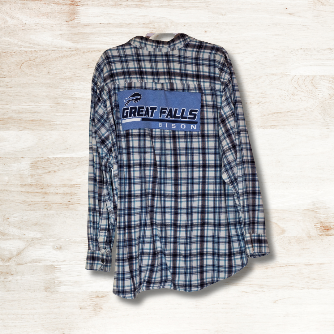 Bison Patch Flannel 2XL
