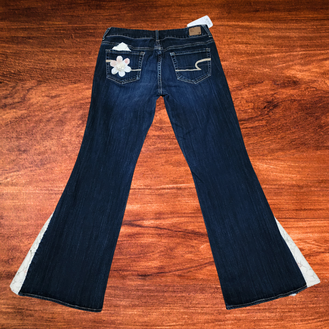 Natural Floral and Lace AE Flares