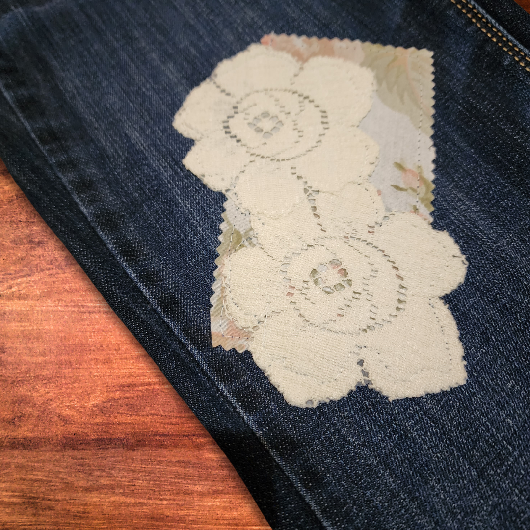 Natural Floral and Lace AE Flares