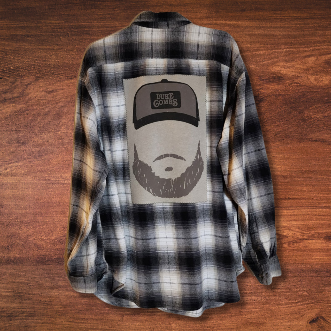 Luke Combs Patch Flannel