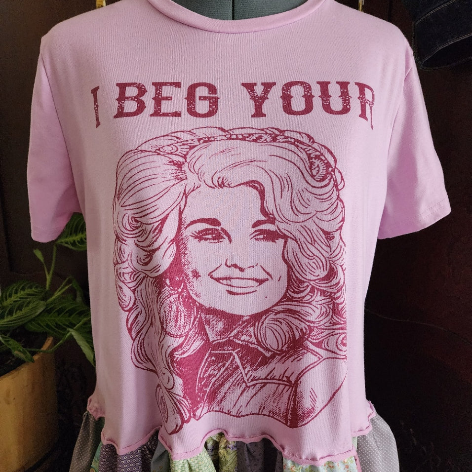 I Beg Your Parton Tee Dress
