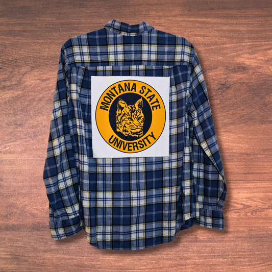 Cats Patch Flannel M