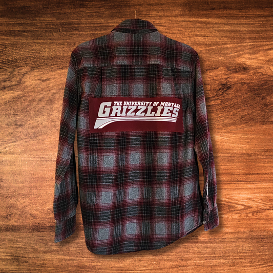UM Grizzlies Patch Flannel S