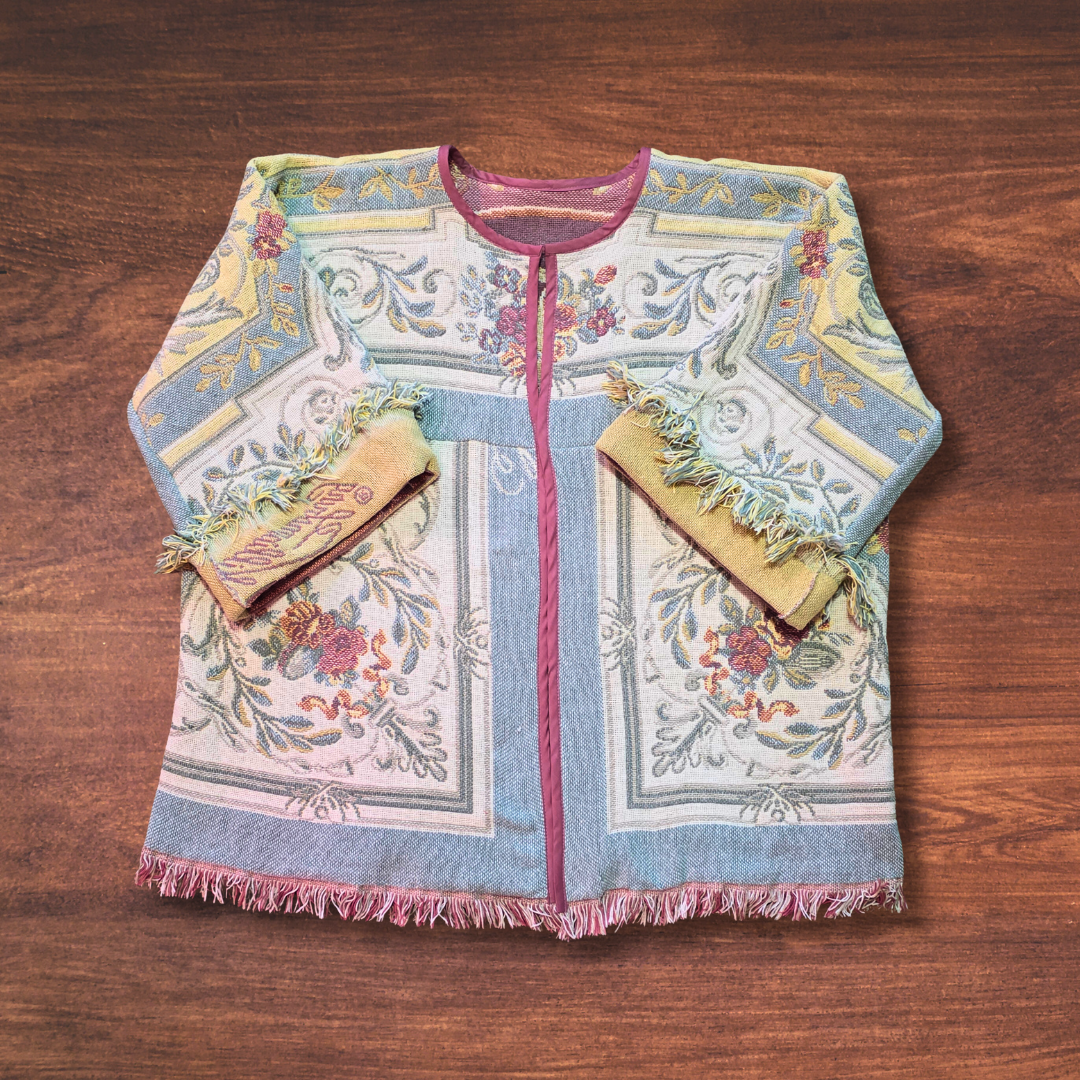 Woven Tapestry Coat - OS Plus