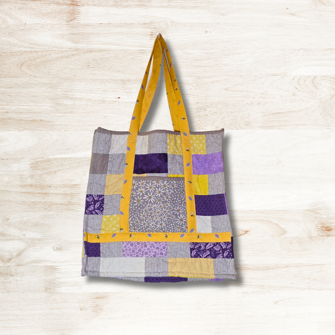 Quilted Tote Bag 19 X 19 X 4