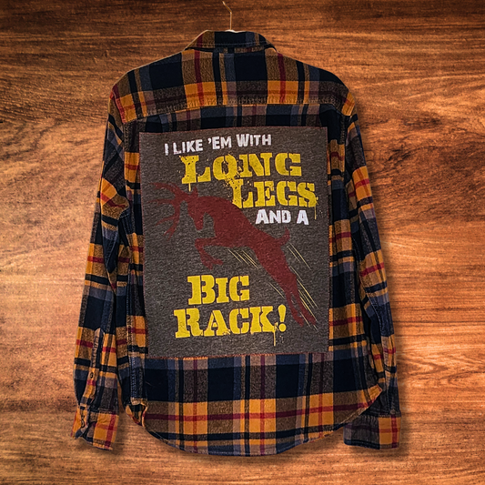 Long Legs Patch Flannel L