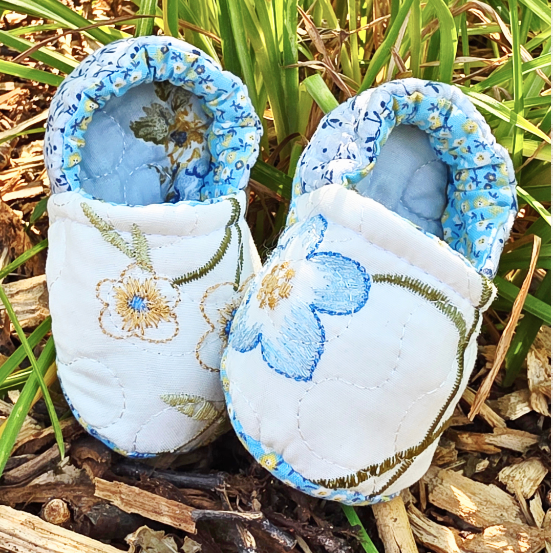 Quilted Baby Booties