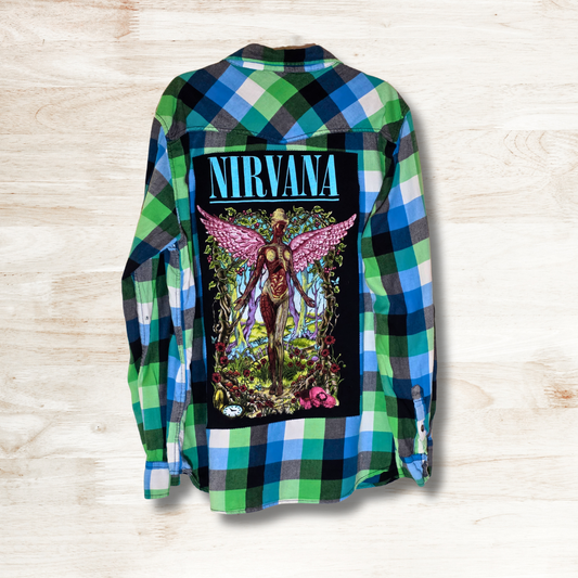 Nirvana Patch Flannel XL