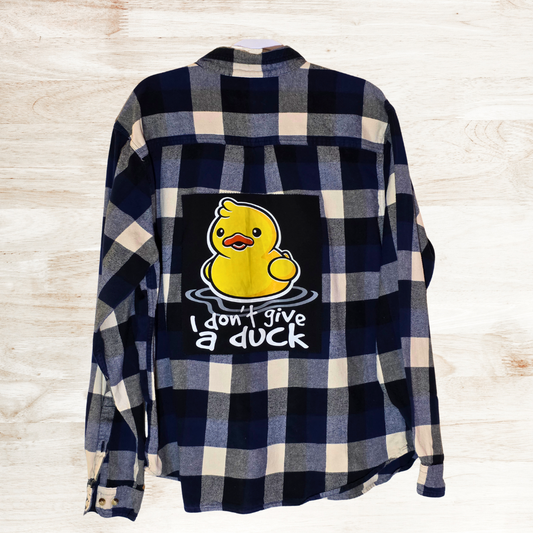 Give a Duck Patch Flannel XL