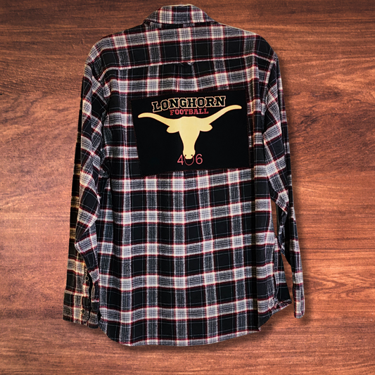 Longhorn Patch Flannel L