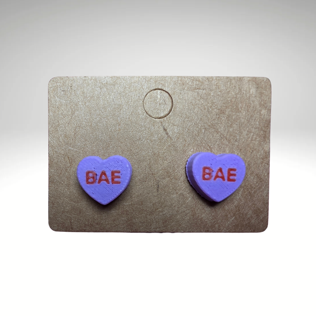 Conversation Heart Earrrings