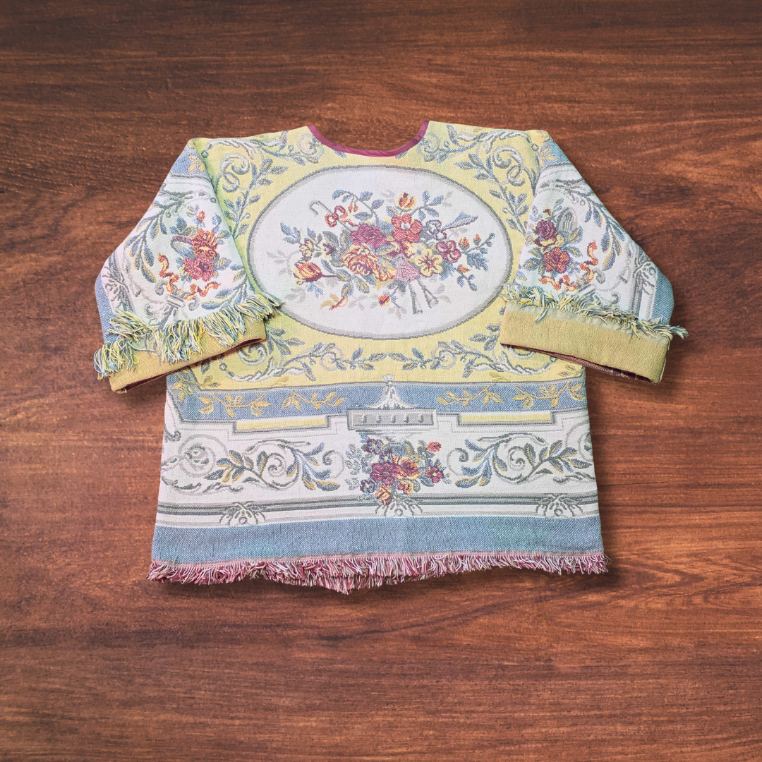 Woven Tapestry Coat - OS Plus