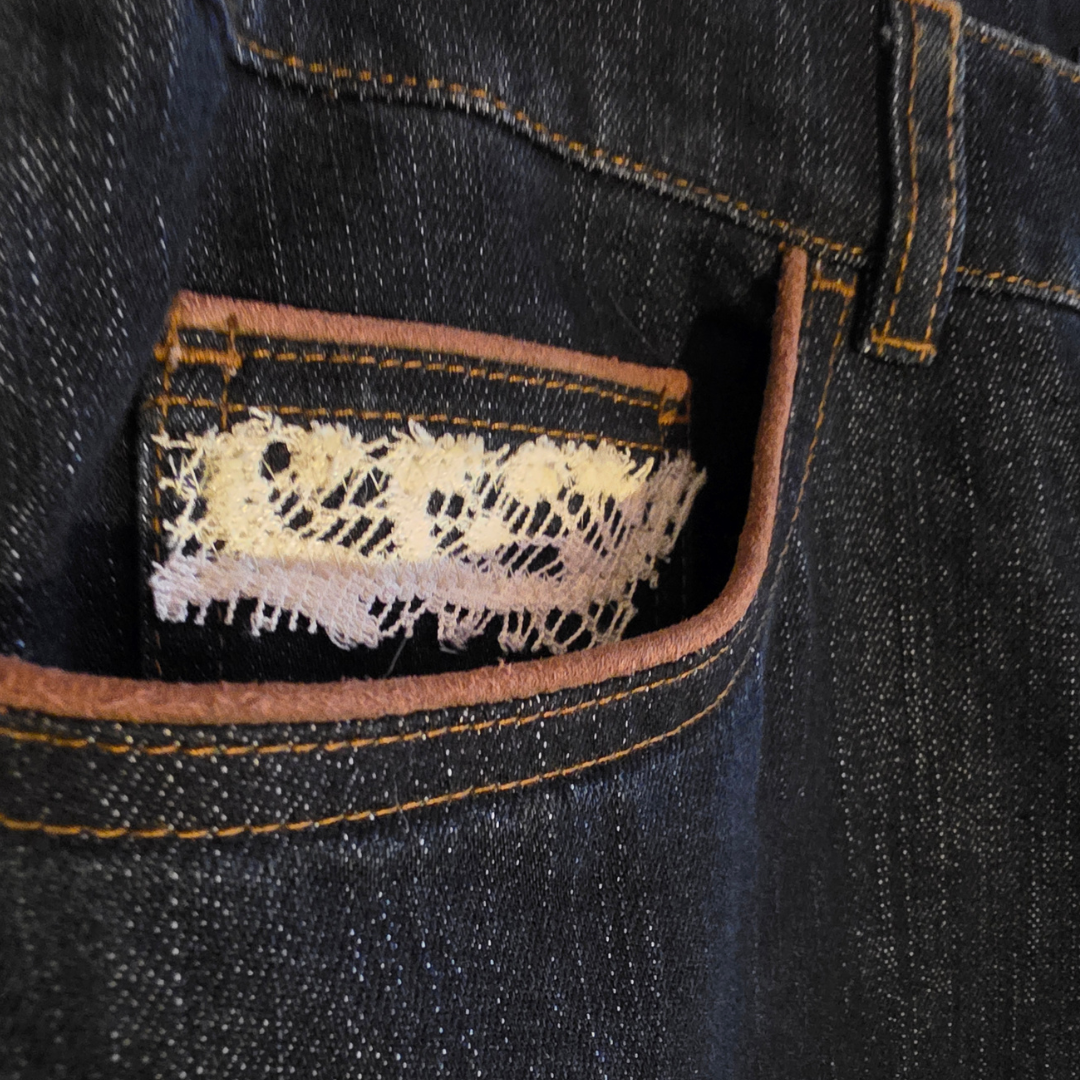 Lace Flares with Appliques NWT - Sz 12