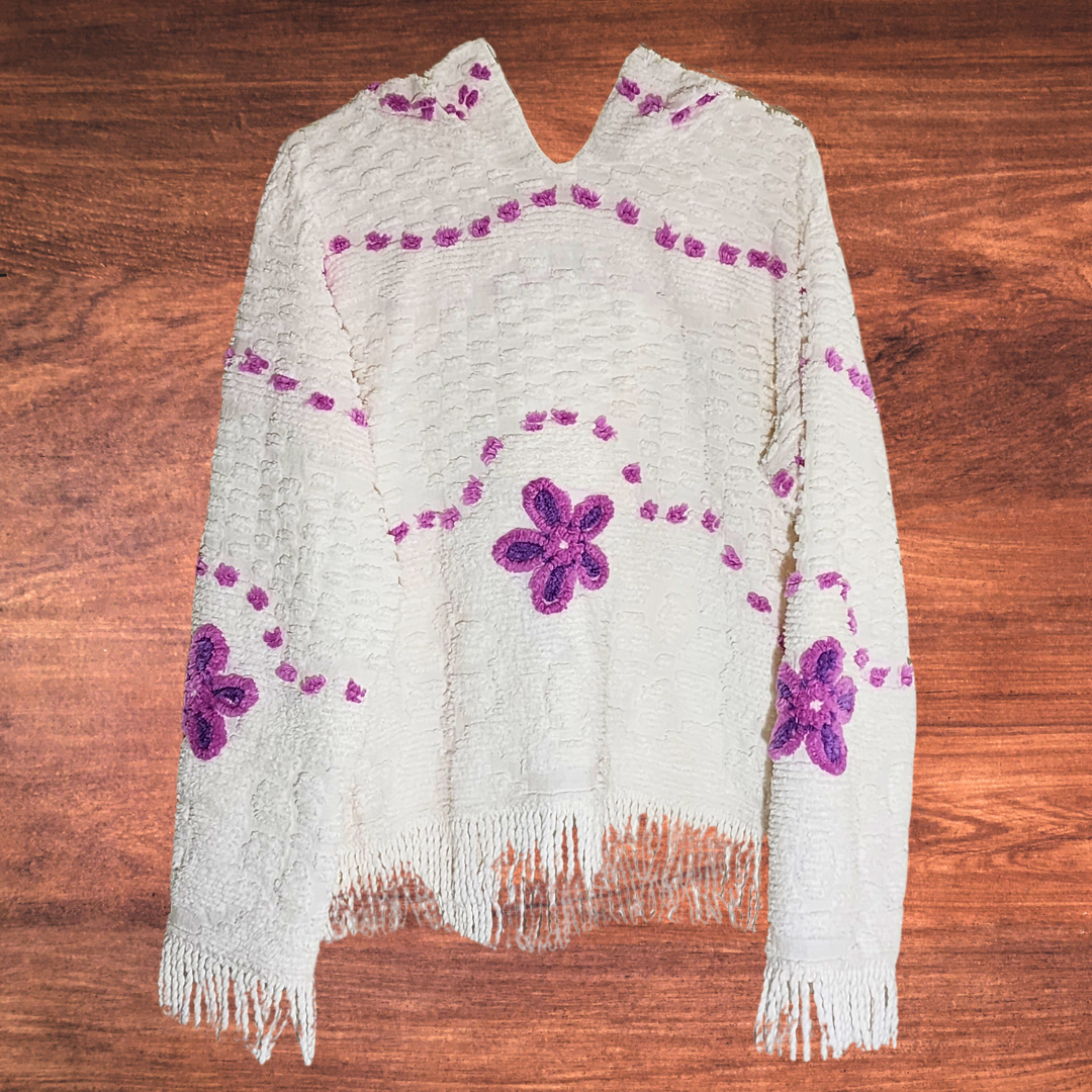 Chenille Hoodie L