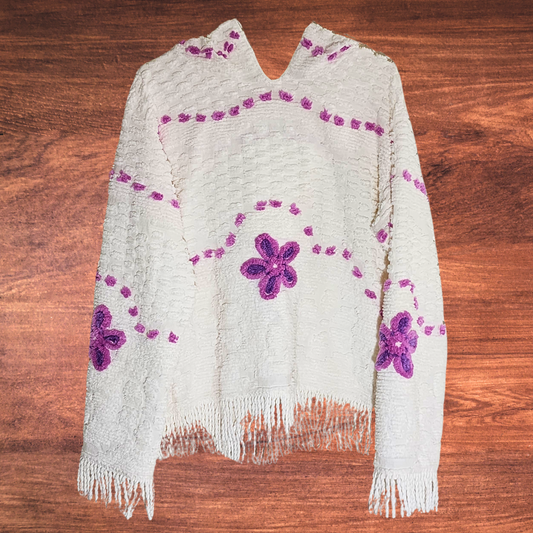 Chenille Hoodie L