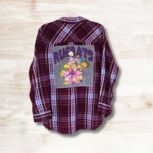 Retro Kids Patch Flannel XL