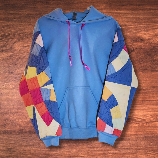 Quilted Sleeve Hoodie S