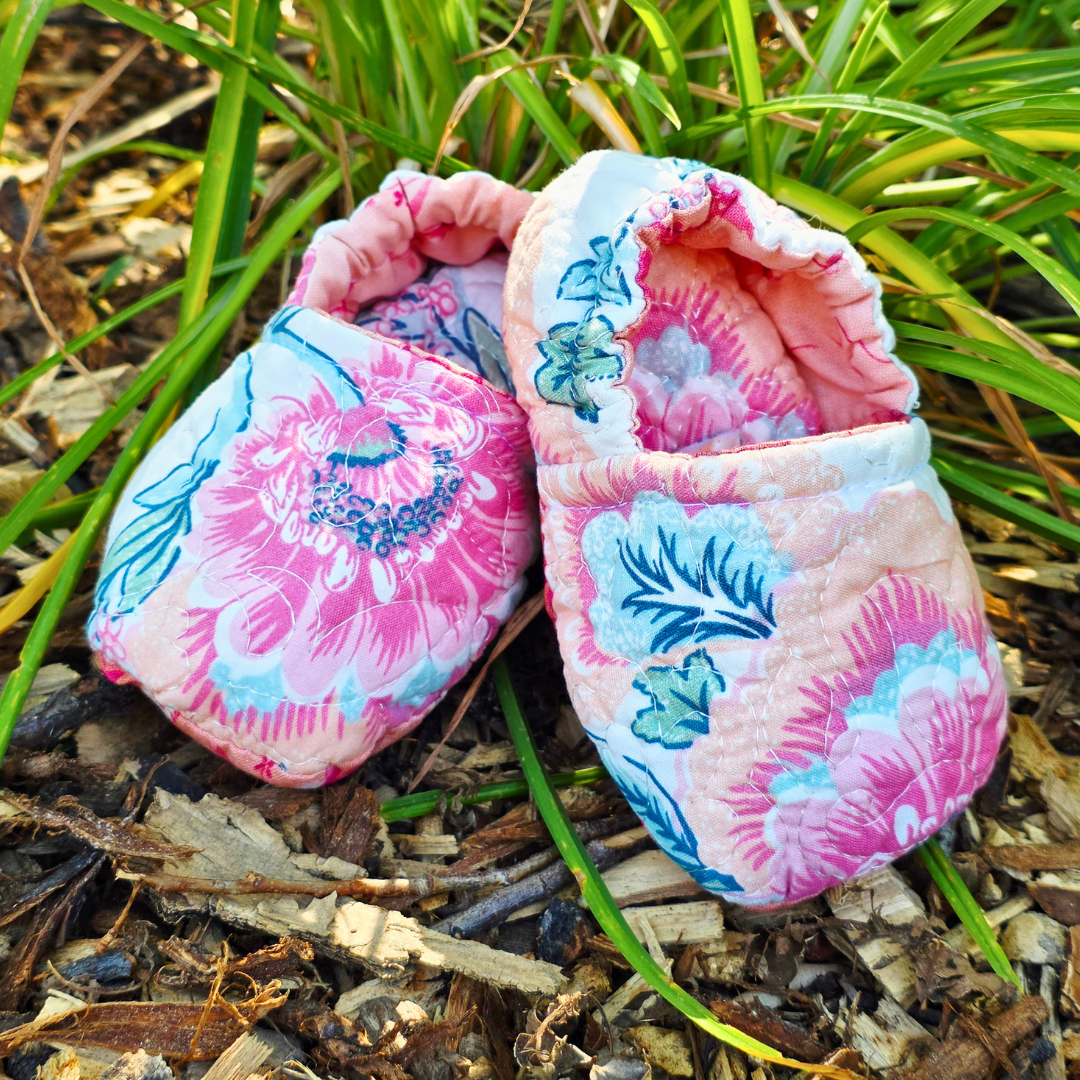 Quilted Baby Booties