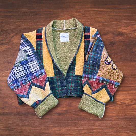 Quilt Cropped Jacket XL