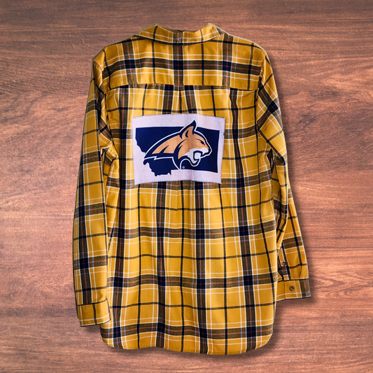 MSU Patch Flannel TL