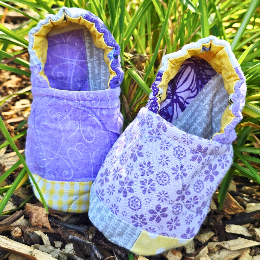 Quilted Baby Booties