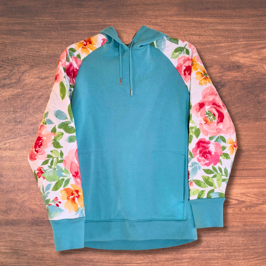 Quilted Sleeve Hoodie M