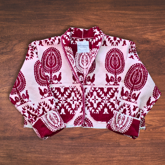 Tapestry Cropped Jacket Small
