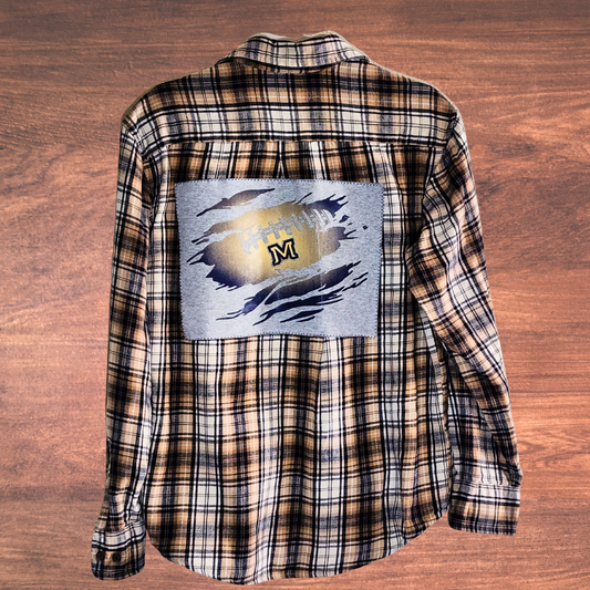 MSU Patch Flannel M