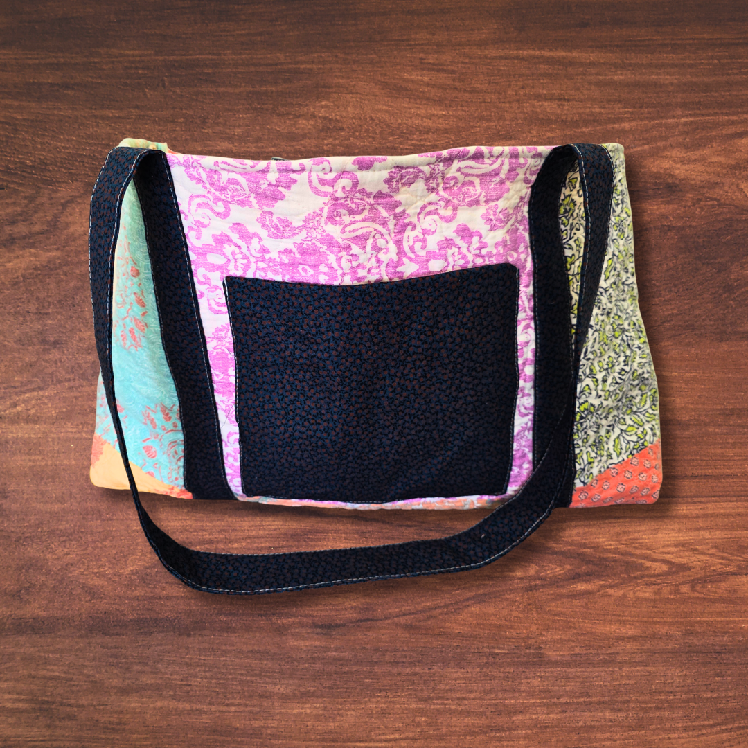 Quilted Tote Bag 20"x 13" x 8"