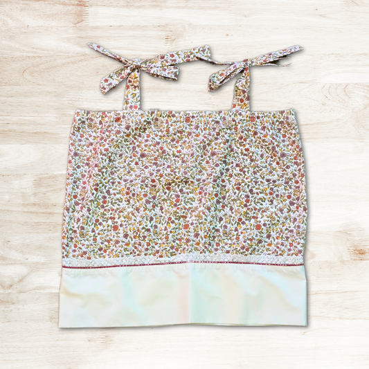 Tied Shoulder Vintage Pillowcase Top XL