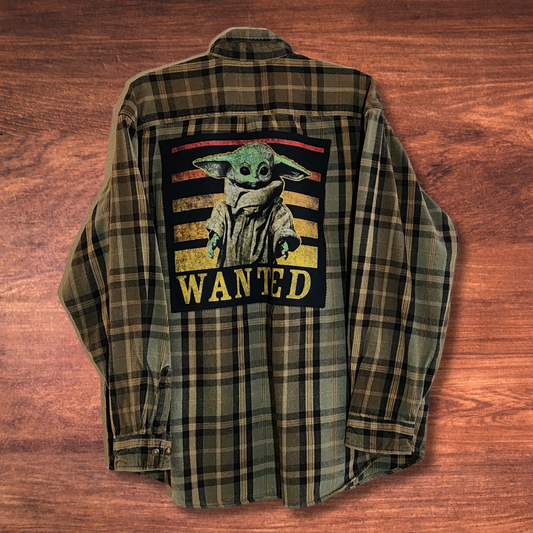 Yoda Patch Flannel XL