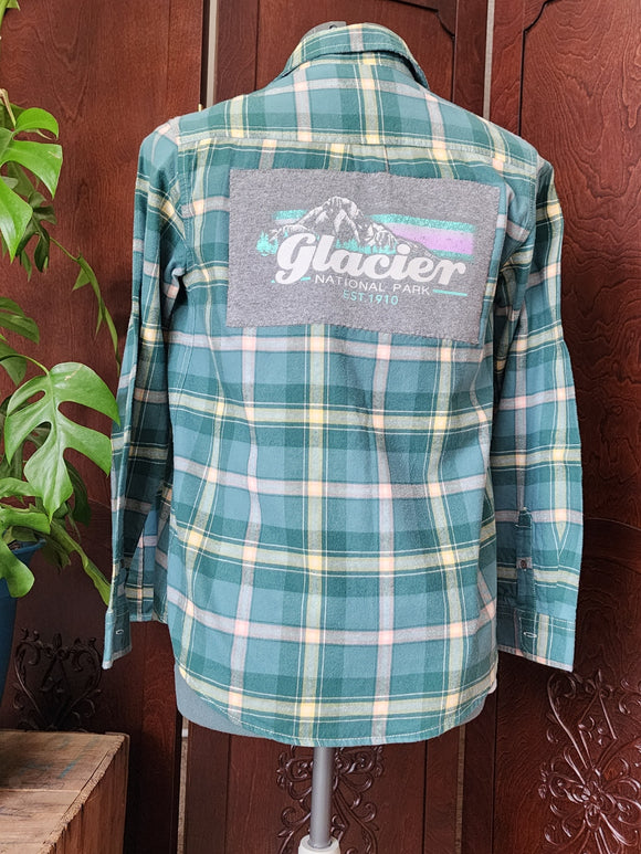 Glacier Park Kid's Patch Flannel