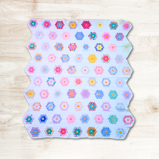 Design Your Own Quilt Coat - Grandma's Flower Garden