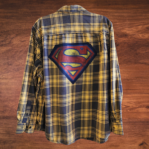 Superman Patch Flannel