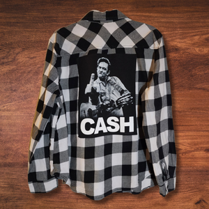 Johnny Cash Patch Flannel