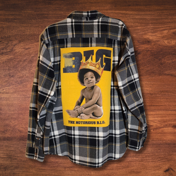 Notorious BIG Patch Flannel