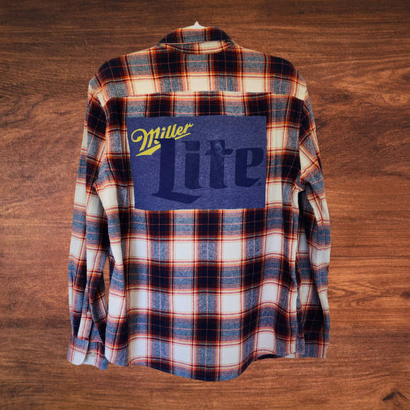 Miller Lite Patch Flannel