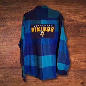 Minnesota Vikings Patch Flannel