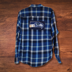 Seattle Seahawks Patch Flannel