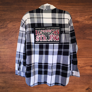 Fort Benton Longhorn Strong Patch Flannel